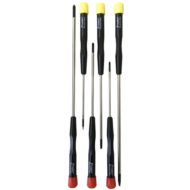 PROSKIT PK08509 6 PIECE PRECISION SCREWDRIVER SET PROS KIT (8PK-509) 6PC