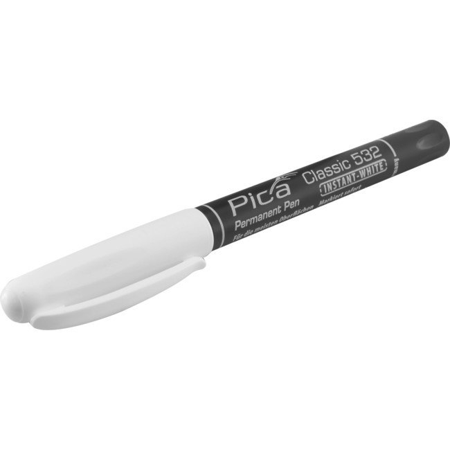 PICA CLASSIC532 PICA DRY 1-2MM INSTANT WHITE PERMANENT MARKER