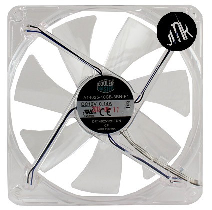 140mm COOLER MASTER SILENT FAN WHITE