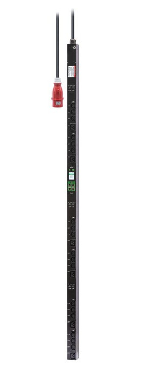 APC Easy Rack PDU, Switched Metered Outlet, 0U, 3 Phase, 22kW, 230V, 32A, (18) C13 and (6) C19 outlets, IEC60309 3P+N+PE inlet