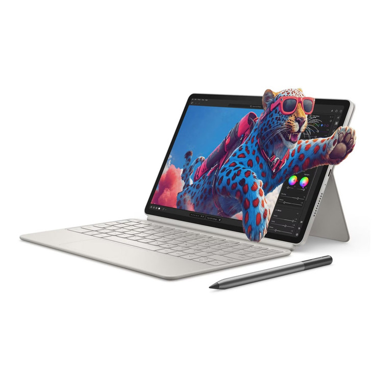 Lenovo Yoga Tab 11.1' 256GB/12GB Wi-Fi Tablet w/ Keyboard back & Pen - Seashell - White (ZAG60143AU)*AU STOCK* 13MP/8MP, Android, 8860mAh, 1 Year