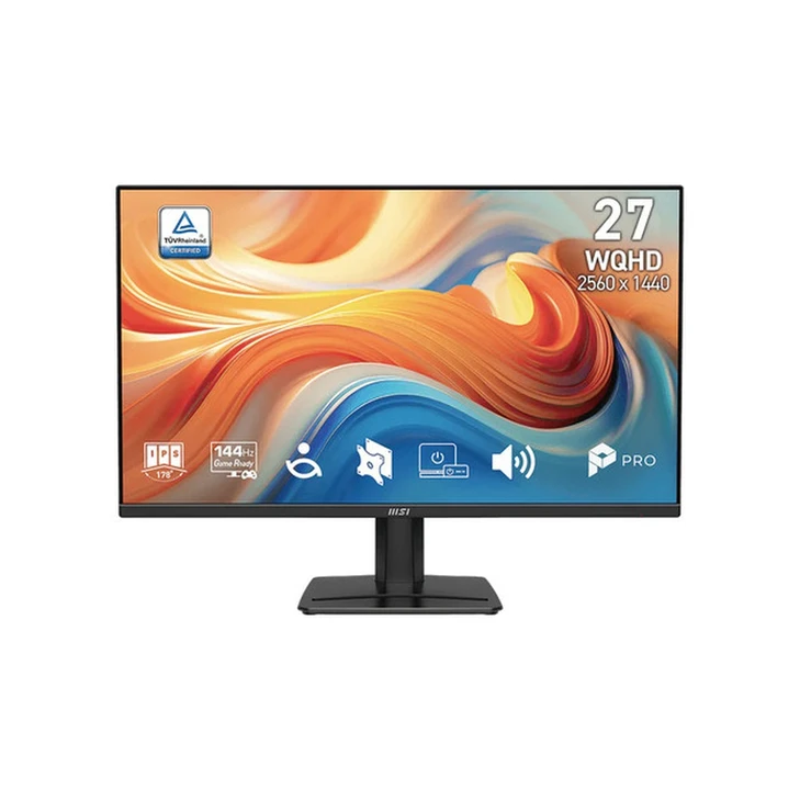 PRO MP275Q E14 27" WQHD LCD Monitor - 144Hz 16:9 IPS - Black - Adaptive-Sync - 1 x DP, 2 x HDMI - Speaker - 3Y Warranty