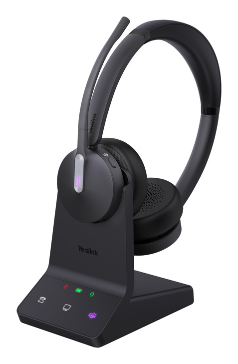 YEALINK (WH64) BLUETOOTH DECT MS STEREO HEADSET WITH WHB64 BASE STATION