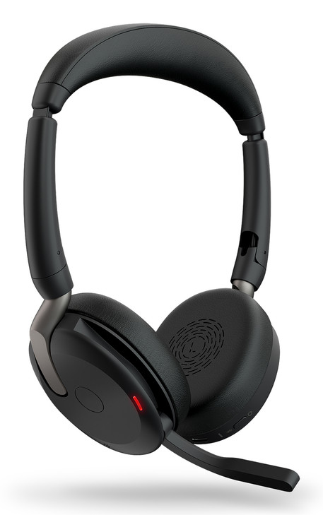 JABRA WIRELESS EVOLVE2 65 FLEX UC STEREO BT HEADSET W/CHARGING STAND + LINK390C USB-C