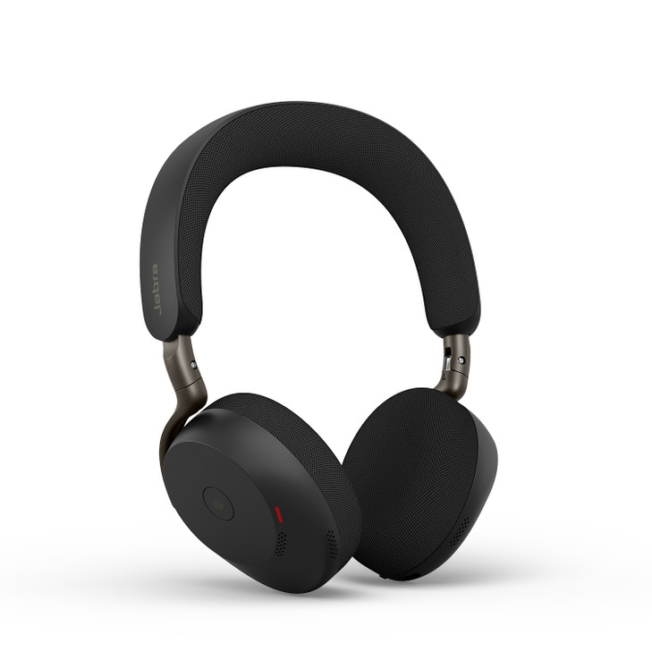 JABRA WIRELESS EVOLVE3 75 MS STEREO BLUETOOTH ANC HEADSET LINK390A BT USB-A BLACK