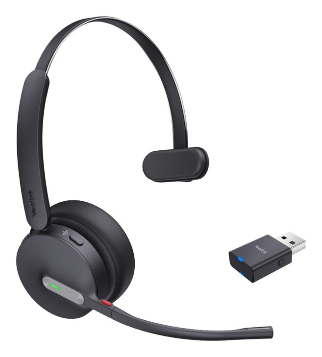 YEALINK (WH64) BLUETOOTH DECT UC MONO HYBRID HEADSET WDD60 DECT DONGLE NO BASE STATION
