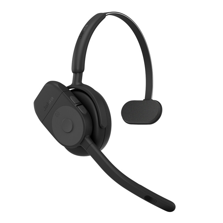 JABRA PERFORM 75 WIRELESS MONO BLUETOOTH HEADSET PUSH TO TALK HOT SWAPPABLE BATTERY USB-C