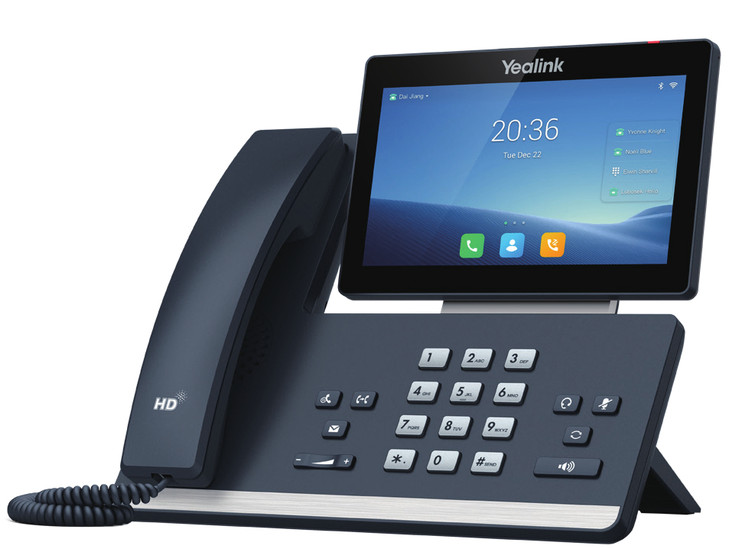 YEALINK (SIP-T58W) IP PHONE WITHHANDSET 7" TOUCH SCREEN BT WIFI aOS 9.0