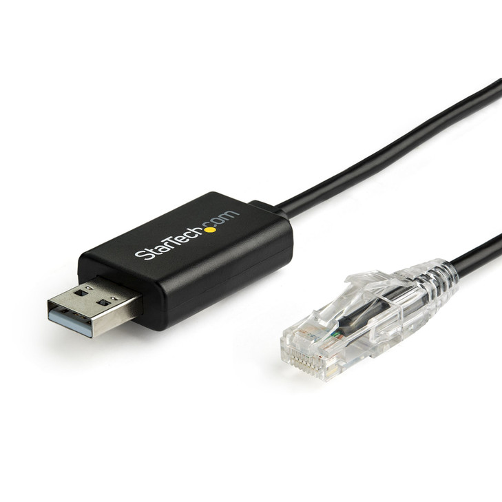 Startech 1.8M CISCO USB CONSOLE CABLE - USB TO RJ45 - 460KBPS 2YR