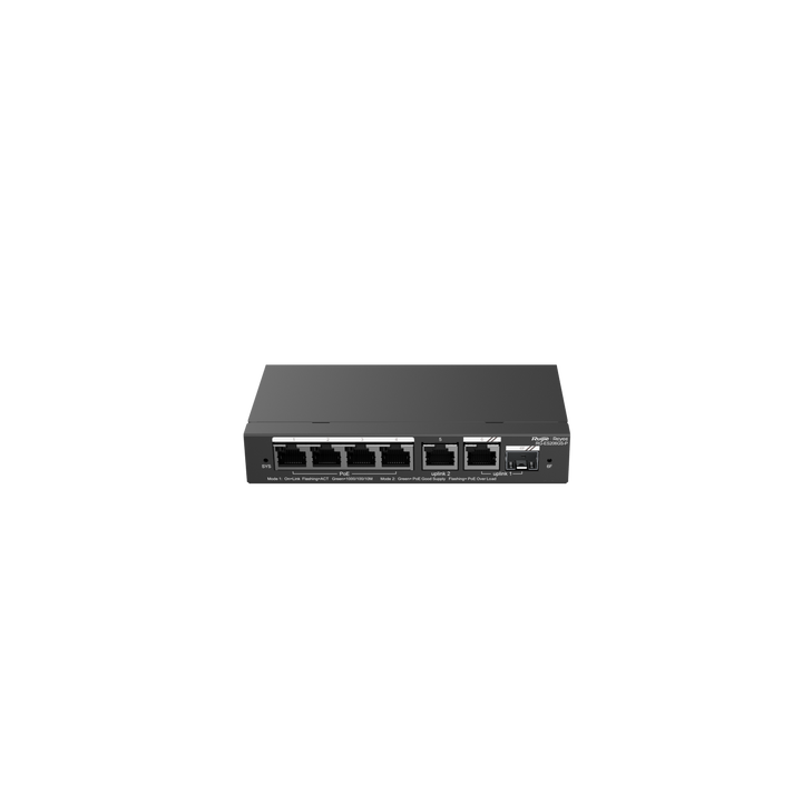 RUIJIE REYEE 6P GE SMART CLOUD MANAGED SWITCH - 4 POE+ (54W) - 5X GE + 1X GE/SFP COMBO 3YR