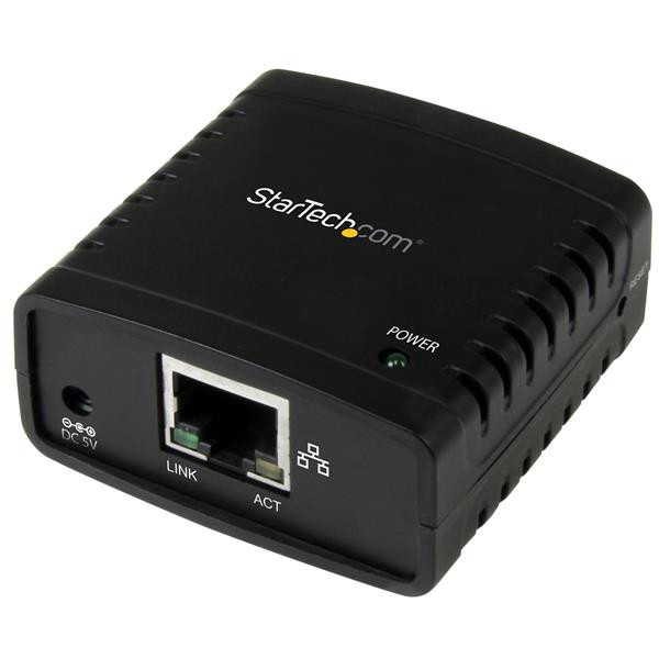Startech 10/100MBPS ETHERNET TO USB2.0 NETWORK PRINTER RJ45 TO USB-A 2YR