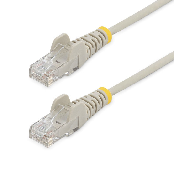 Startech 0.5 M CAT6 CABLE - SLIM - SNAGLESS RJ45 CONNECTORS - GREY