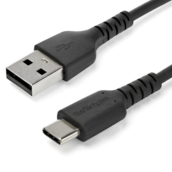 Startech 1M USB2.0 TO USB-C CABLE DURABLE 60W CAPACITY BLACK LTW