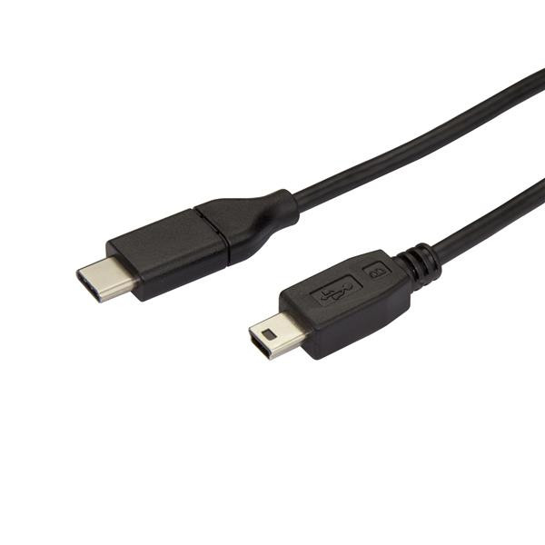 Startech 2M USB-C TO MINI USB CABLE - USB 2.0 - USB-C TO USB MINI 2YR