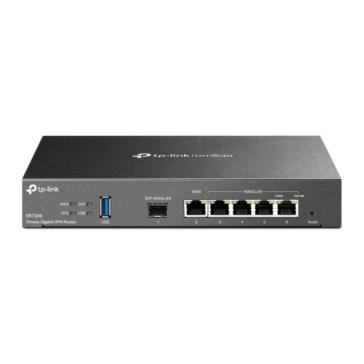 TP-LINK OMADA GIGABIT VPN ROUTER GBE SPF WAN/LAN(1) WAN (1) LAN/WAN(4) 5YR