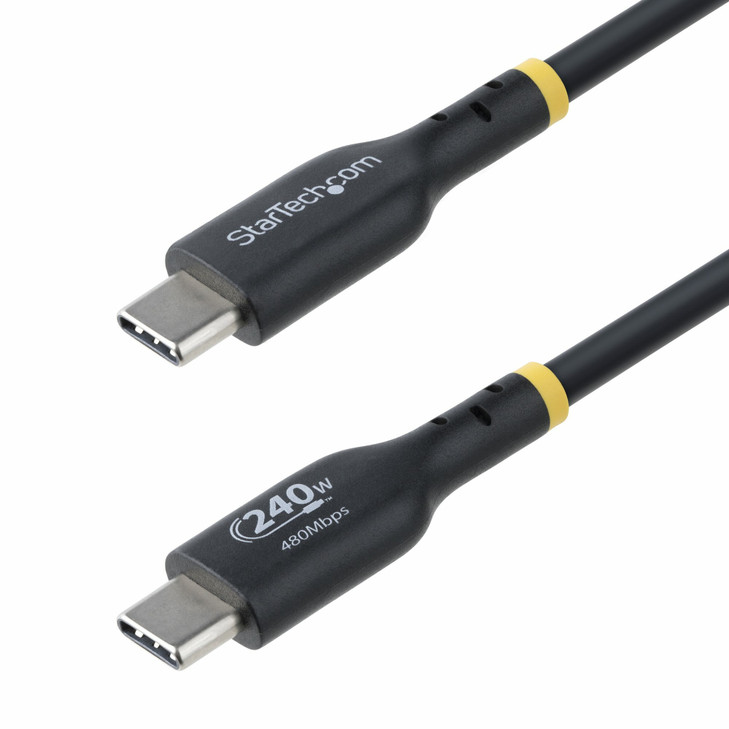 Startech 13FT (4M) USB-C CHARGING CABLE CHARGE & SYNC 240W (5A) PD EPR USB 2.0 LAPTOP C