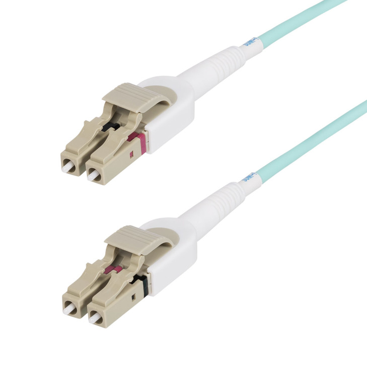 Startech 5M (16.4FT) LC TO LC (UPC) OM4 SWITCHABLE FIBER OPTIC CABLE 50/125M 100G TO