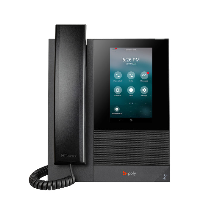 HP POLY CCX 400 BUSINESS MEDIAPOE PHONE WITH HANDSET OPEN SIP