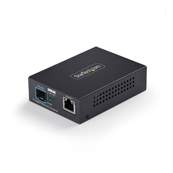 Startech 10GBE SFP+ FIBER MEDIA CONVERTER 10 GIGABIT ETHERNET RJ-45 TO 10GBASE-X SFP+