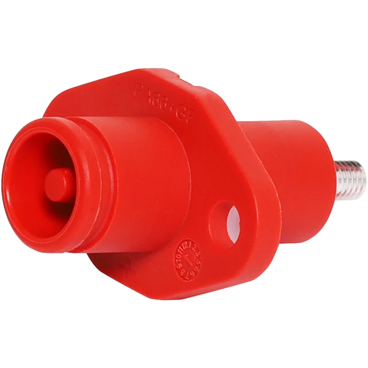50A M4 Battery Storage Connector Socket Red