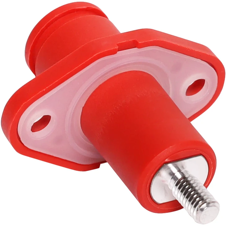 50A M4 Battery Storage Connector Socket Red