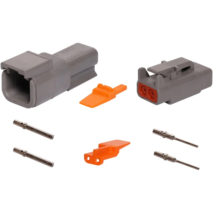 DE-DTM2-1/10 2-pin 20AWG Weatherproof Connector Kit