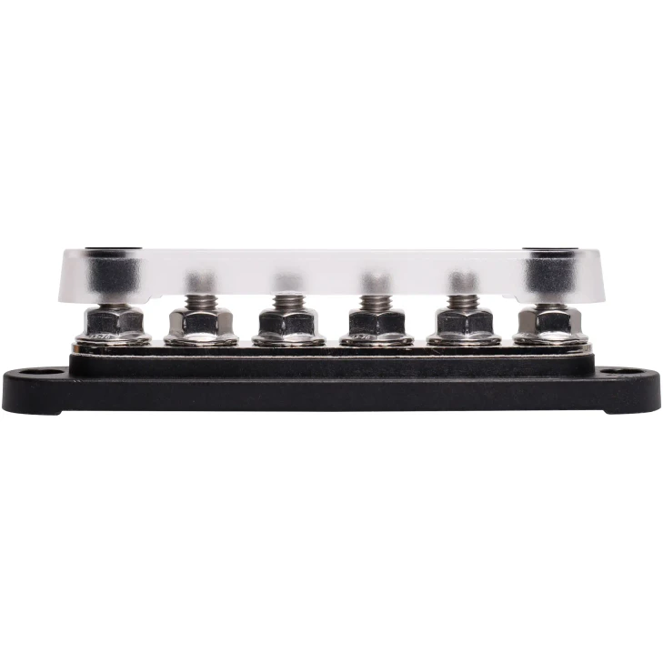 6 Way Black 150A M8 Power Bus Bar