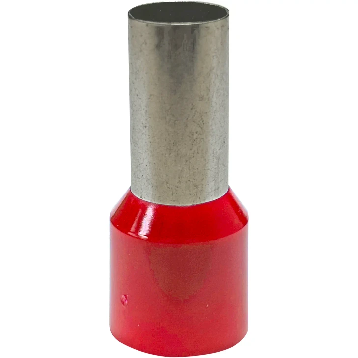 Red 10mm Ferrule Terminals Pk 10