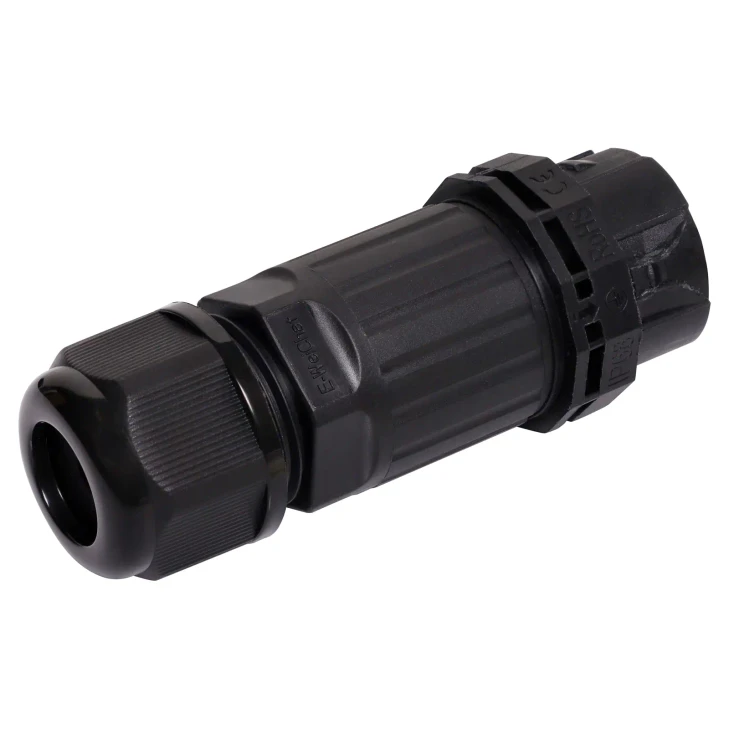 3 Pin 16A Locking Female Line IP68 Waterproof Plug