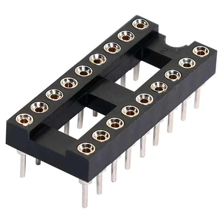 18 Pin (0.3") DIL Machined Pin IC Socket
