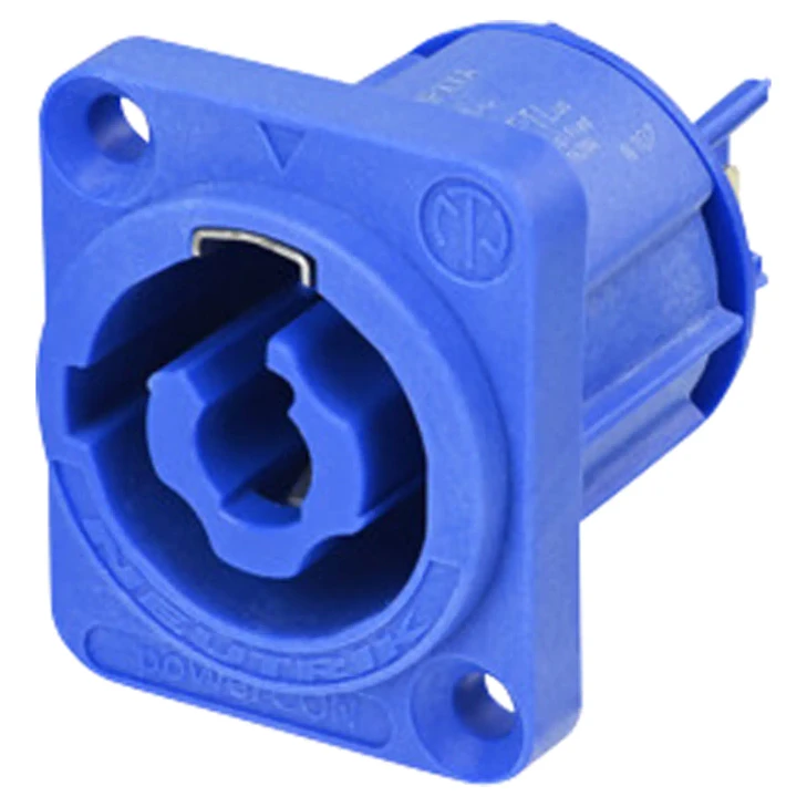 Powercon Male Chassis Plug 240V Mains 16A NAC3MPXXA