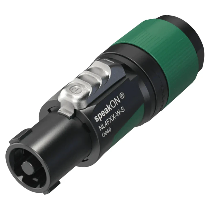 Speakon 4 Pole Line Plug Connector NL4FXX-W-S