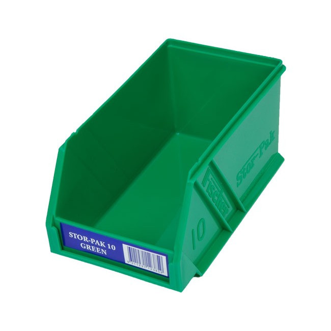 FISCHER PLASTIC STB10G SMALL STORAGE DRAWER GREEN STOR-PAK CONTAINERS