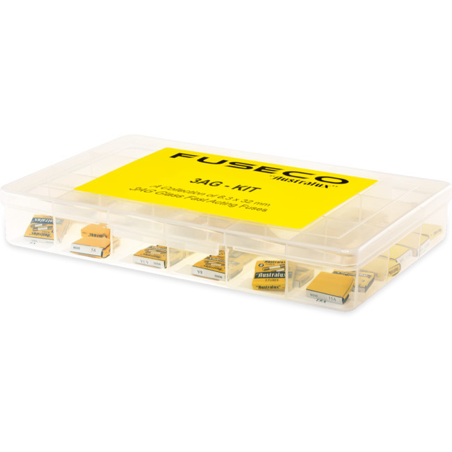 FUSECO 3AGKIT 3AG FAST FUSE ASSORTED KIT 250V FUSECO