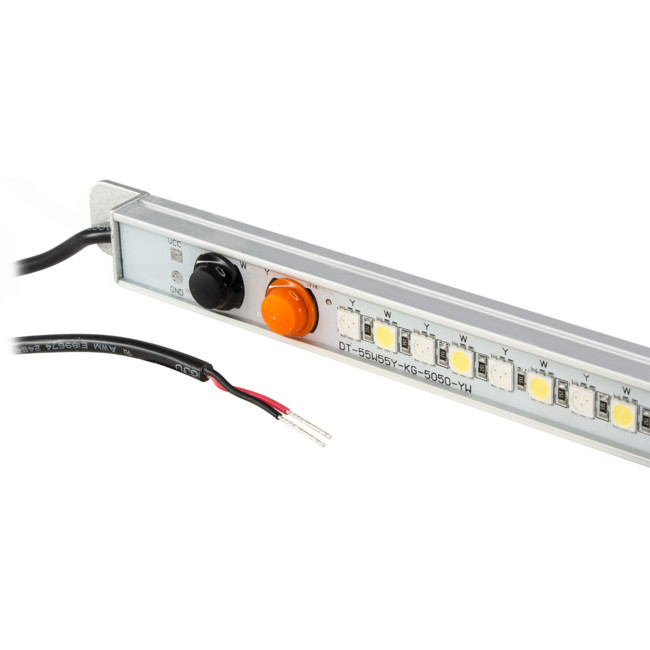 LEDAWS1000 LED AMBER-WHITE STRIP LIGHT RIGID WATER PROOF 1035x16Wx13H