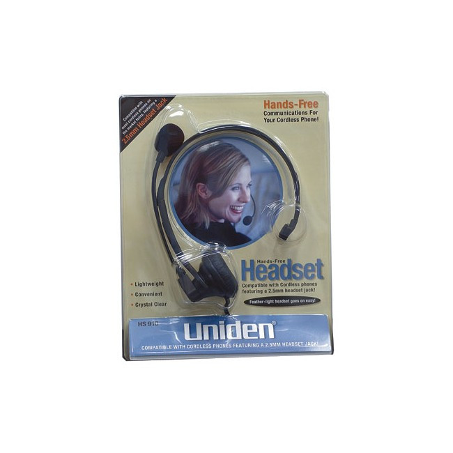 UNIDEN HS910 HEADSET TO SUIT UNIDEN PHONES COMPATIBLE WITH MOST PHONES