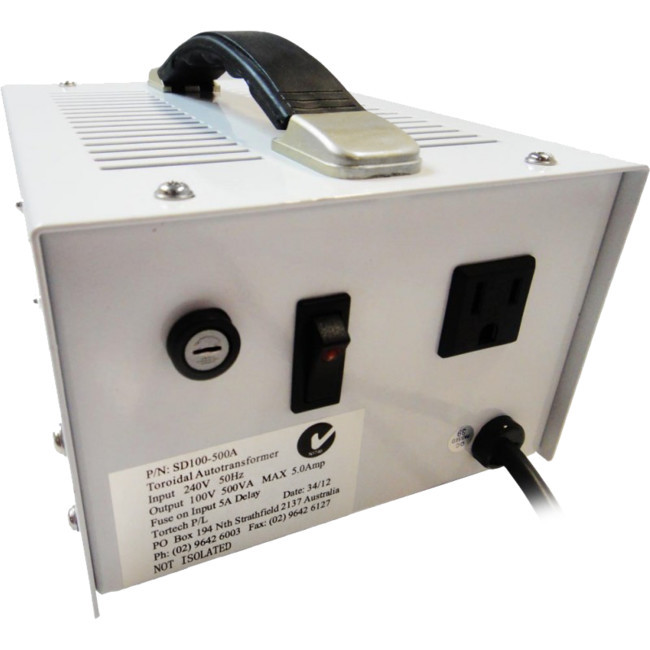 TORTECH SD100-500A 500W JAPANESE AUTO STEPDOWN *NOT DIELECTRICALLY ISOLATED*