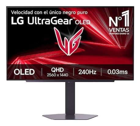 27" ULTRAGEAR GX7,OLED,16:9,QHD(2560x1440),0.03ms,240Hz,HDMI(2.1),DP(1.4),TILT,PIVOT,HEIGHT,SWIVEL,VESA100x100,2YR WTY