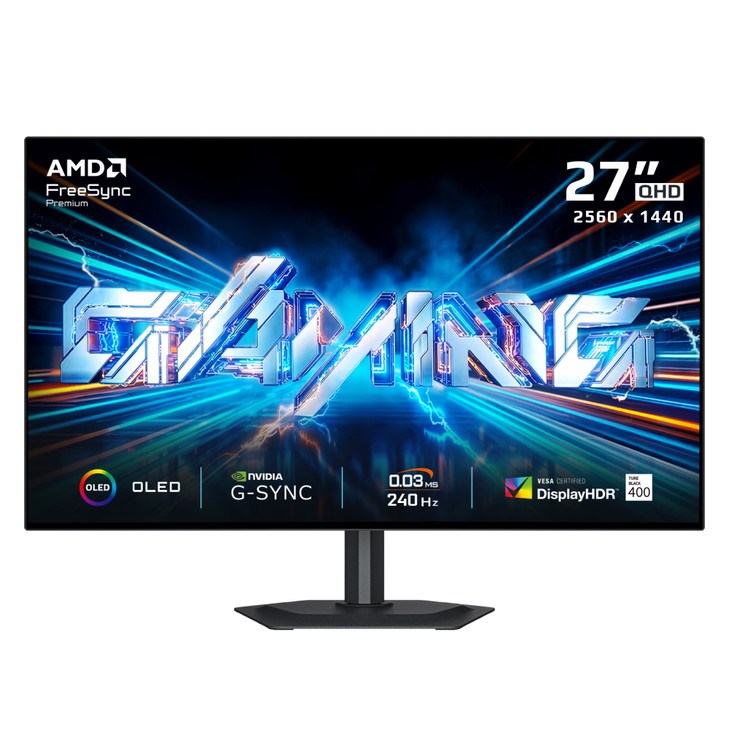 Gigabyte GO27Q24G 27inch 240Hz QHD WOLED Gaming Monitor
