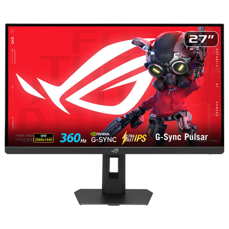 ROG Strix XG27QNGV Pulsar Gaming Monitor 27-inch 2560x1440, 360Hz (Above 144Hz), 1ms, G-Sync HDR, Aura Sync