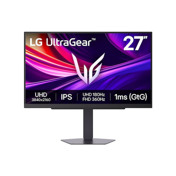 27″ LG UltraGear UHD 180Hz IPS Dual-Mode Gaming Monitor Black