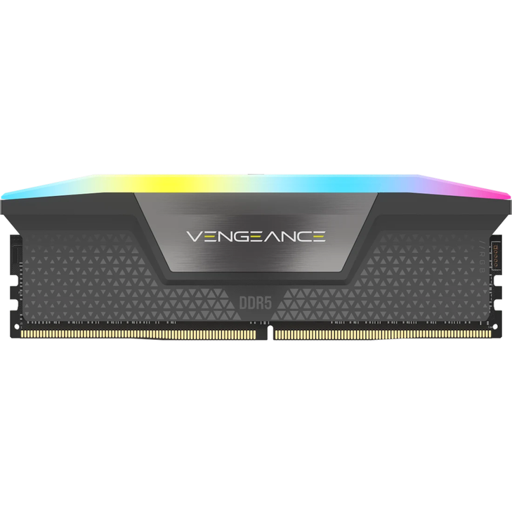 CORSAIR VENGEANCE RGB DDR5 32GB (2 x 16GB) DDR5 6000 CL38-48-48-96 1.35V Intel XMP & AMD EXPO - GREY