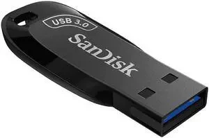 SanDisk Ultra Shift USB 3.0 Flash Drive, CZ410 32GB, USB3.0, Black, compact design, 5Y