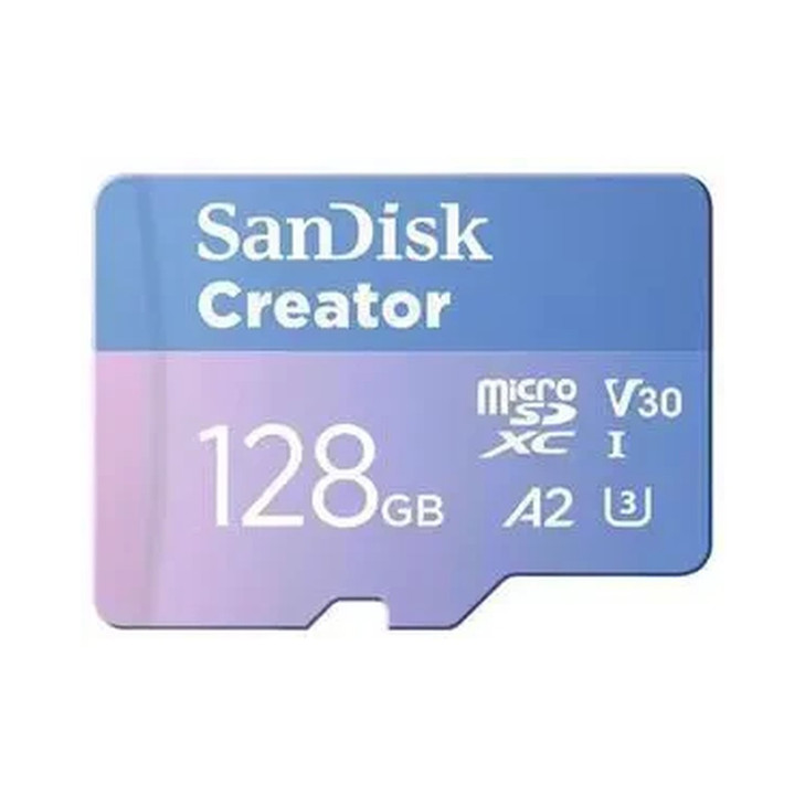 MicroSD creator cards UHS 128GB MicroSD 190MB/s(R) / 90MB/s(W)