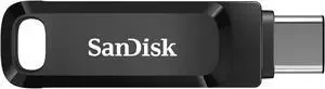 SanDisk Ultra Dual Drive Go USB Type-C Flash Drive, 32GB, Black, USB3.1/Type C reversible connector, Swivel, Type-C enabled Android devices, 5Y