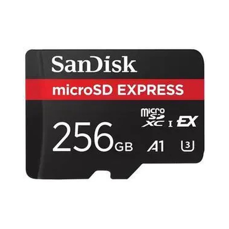 SanDisk 256GB microSD Express,880/650MB/s,RPD2,W/JC,4x6 Box,Global