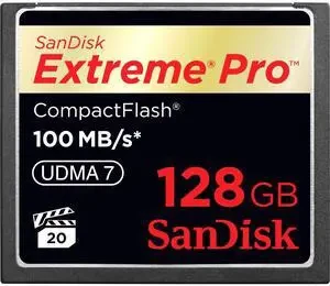 SanDisk Extreme Pro CF,VPG65, UDMA 7, 160MB/s R, 150MB/s W, 4x6, Lifetime Limited