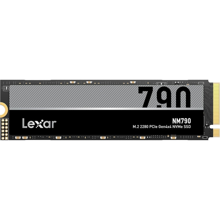 Lexar LNM790X001T-RNNNG Internal SSD 1TB M.2 2280 PCIe Gen 4x4 NVMe SSD up to 7400MB/s read, 6500MB/s write TLC
