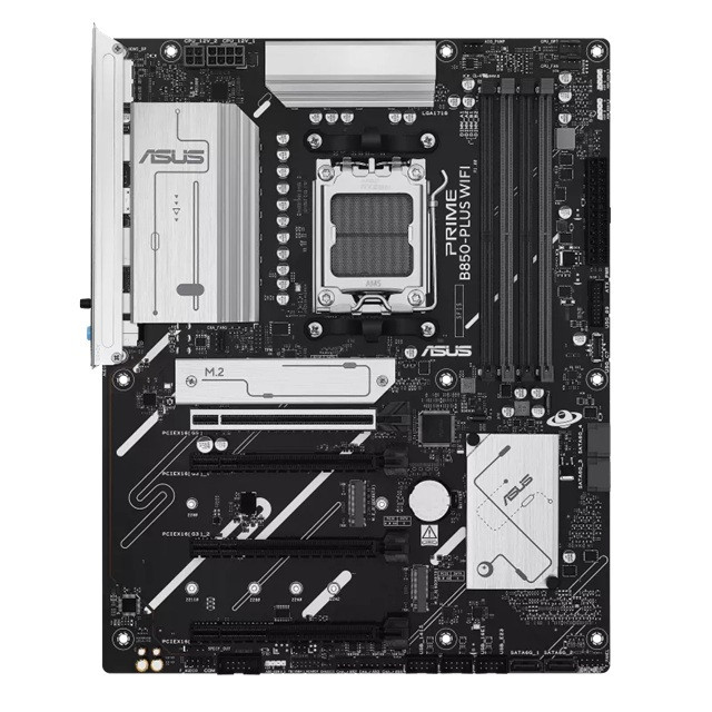 ASUS AMD PRIME B850-PLUS WIFI-CSM (AM5) ATX Motherboard, DDR5 256GB, 1x PCIe 5.0 x16, 3x M.2 slots, 4x SATA, Wi-Fi 6E, 2.5Gb LAN, 1x HDMI, 1x DP