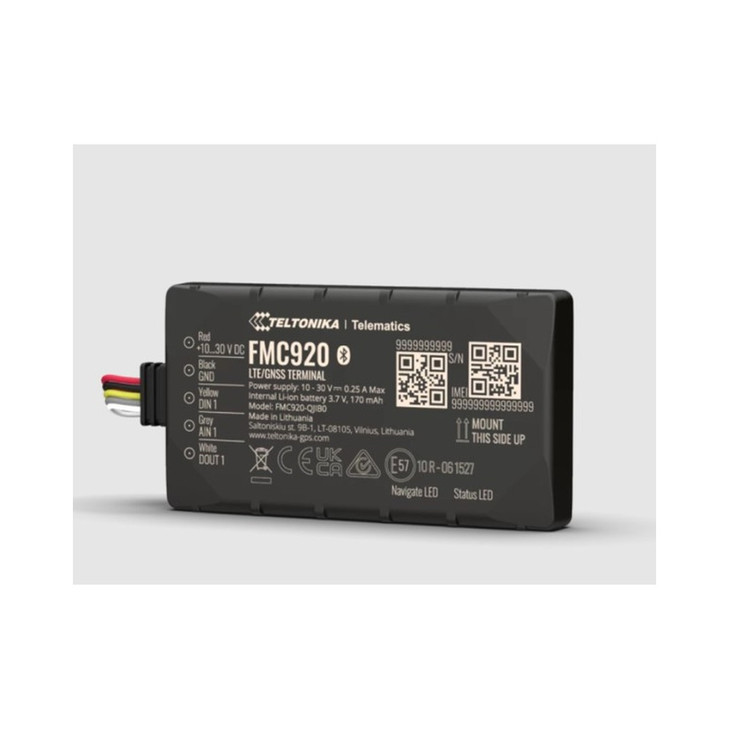 Teltonika Most Popular Compact 4G LTE Cat 1 Model for Basic Tracking - Reliable 4G (LTE Cat 1) connection with fallback to 2G (GSM) network